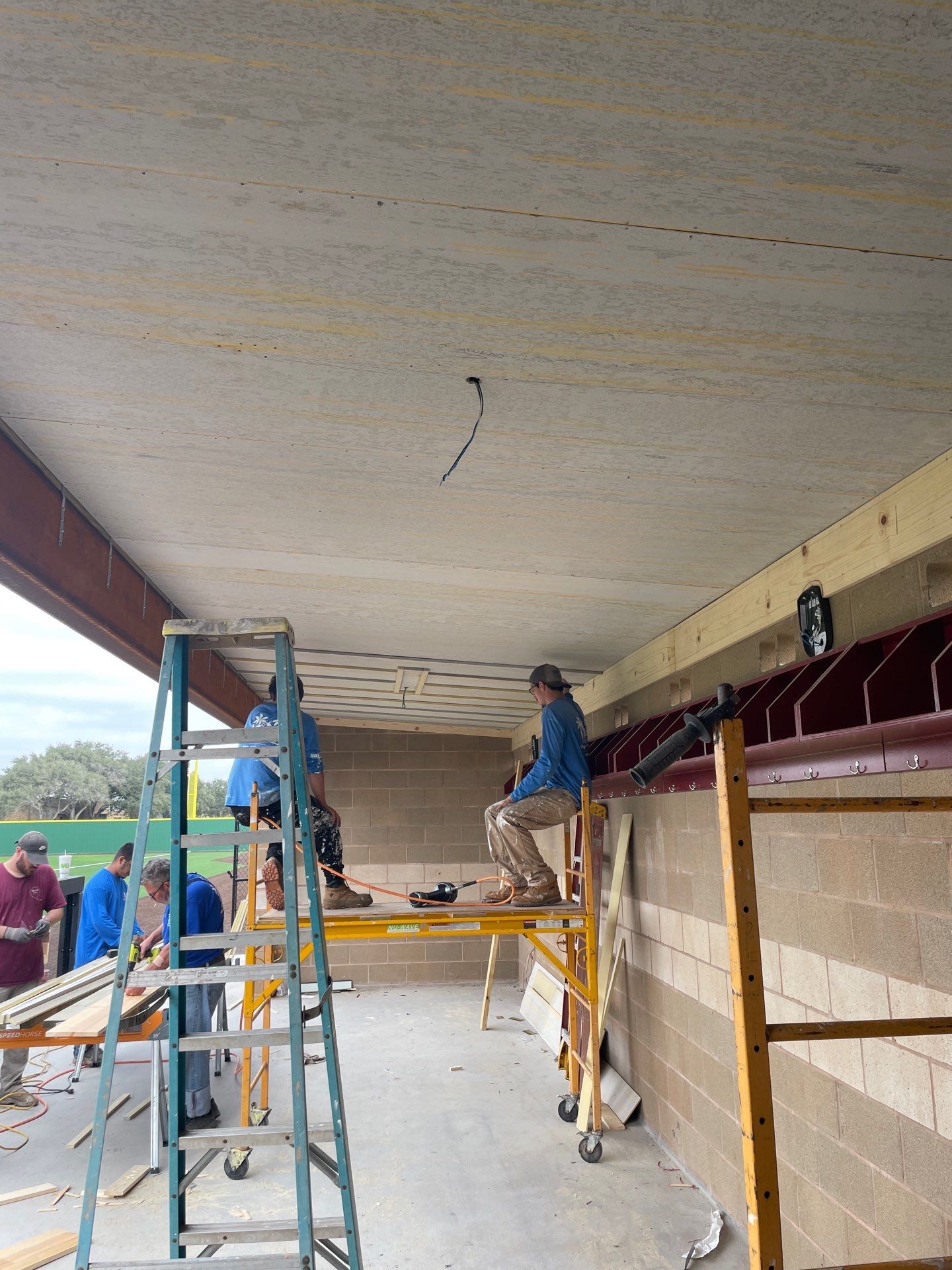 Wildcat Dugout by Bayfront Roofing and Construction