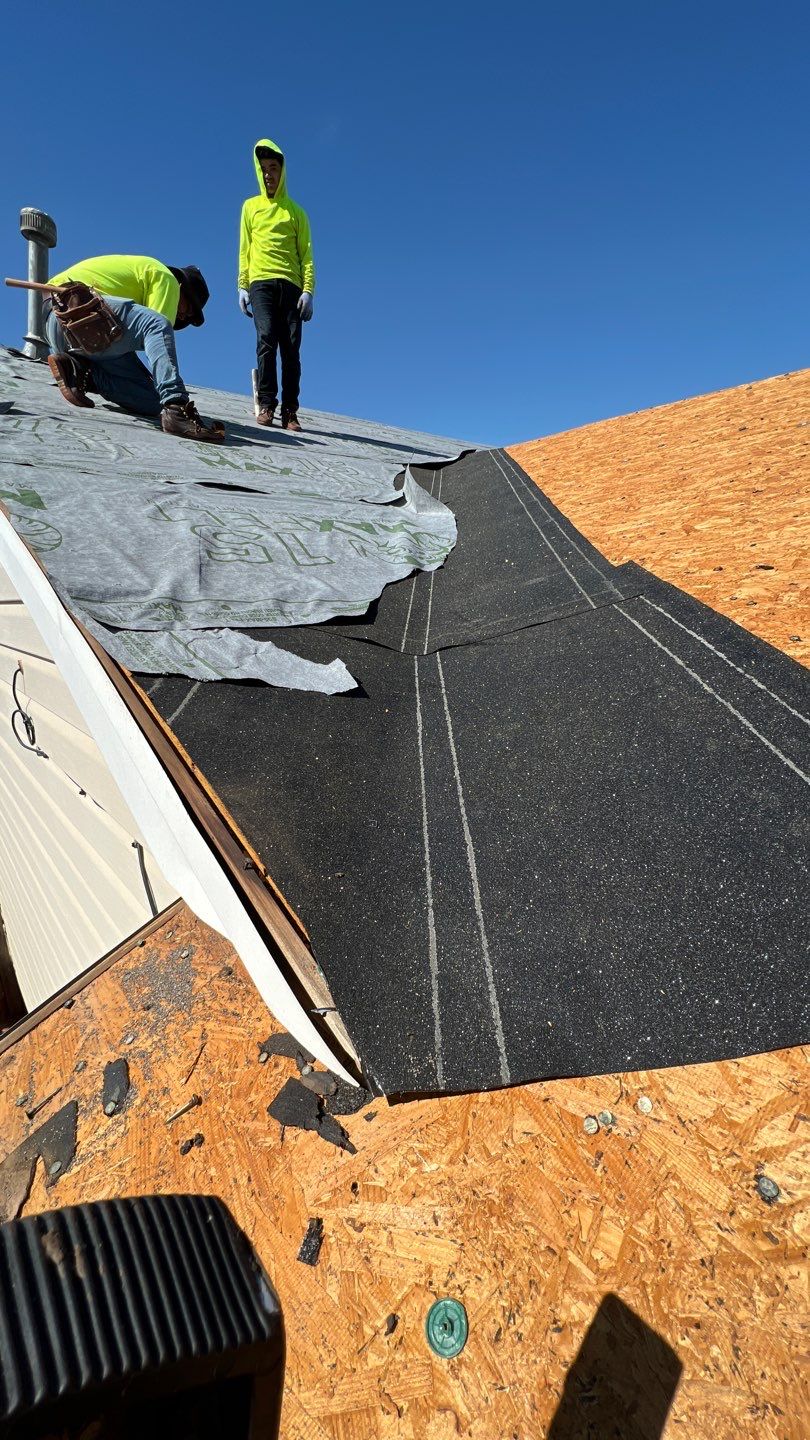 Residential Roofing Installation using GAF Natural Shadow  by A & H Roofing and Contracting