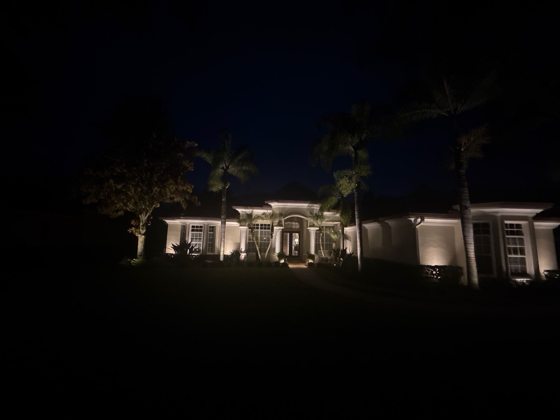 Architectural and Landscape Lighting Installation in Palm Harbor by Elegant Accents