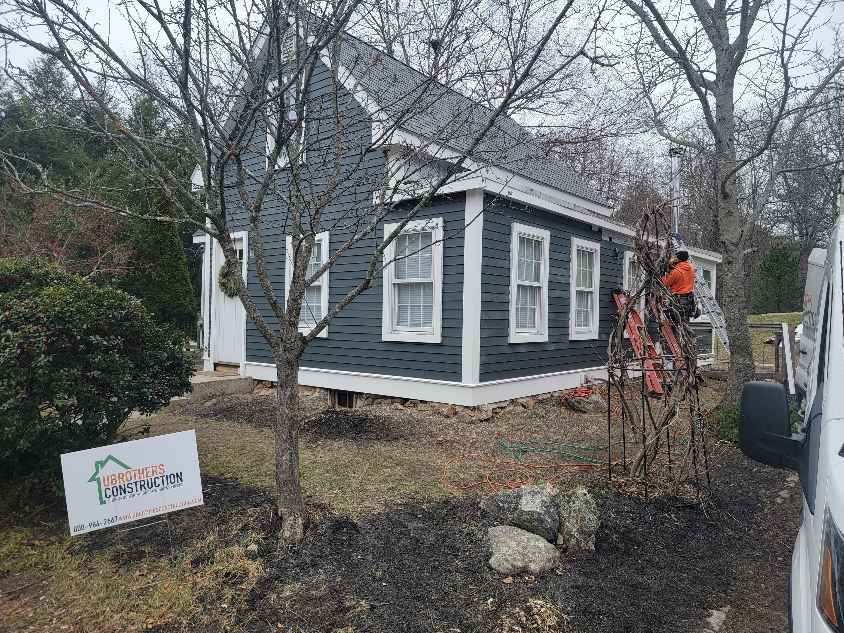 Siding Installation using James Hardie by UBrothers Construction