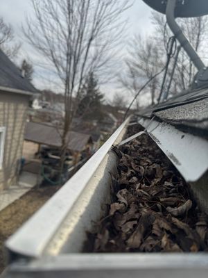 Turtle Shell gutter protection installation in Aurora, IL 60505, photograph 5