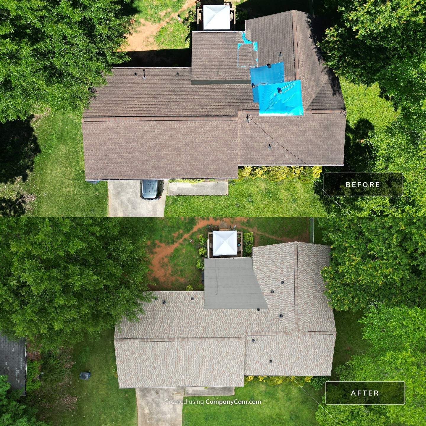 Roof replacement by Deerfield Roofing LLC