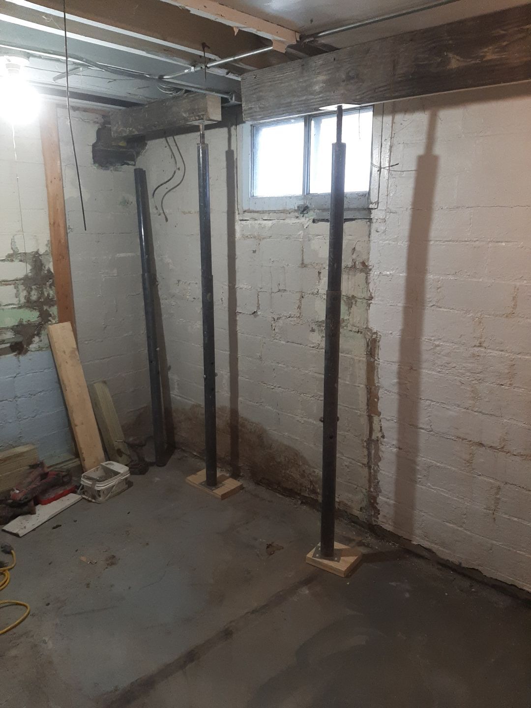 Basement Wall Rebuild with Exterior Waterproofing by Toledo Basement Repair