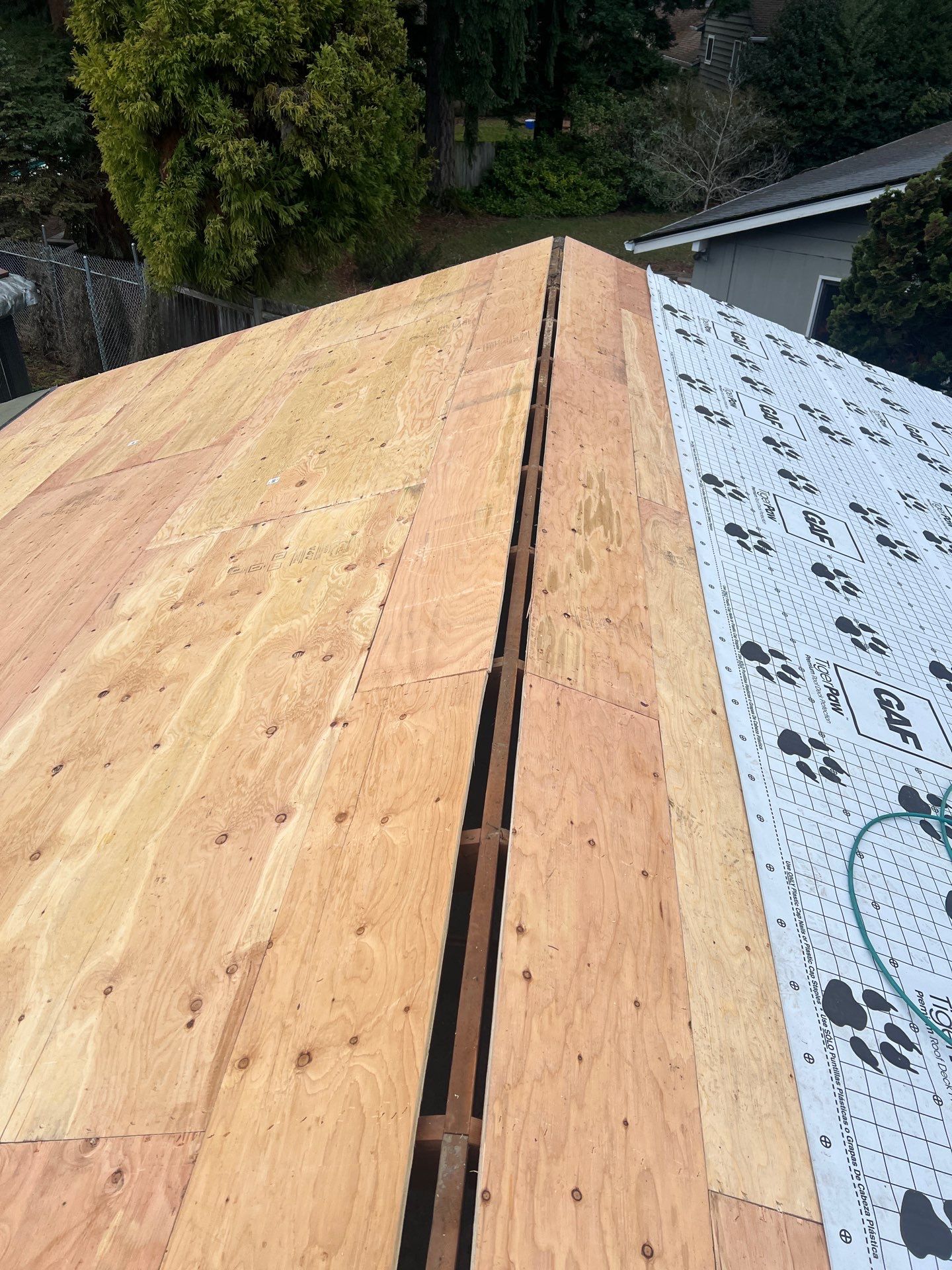 Residential Roofing Installation using GAF HDZ Shingles by Roofing Formula LLC