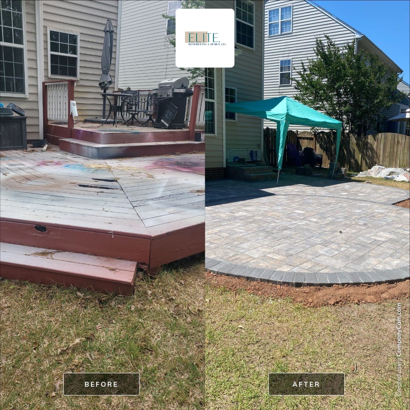 From Rotted to Remarkable: A Stunning Holly Springs Patio Transformation by Elite Remodeling and Design LLC