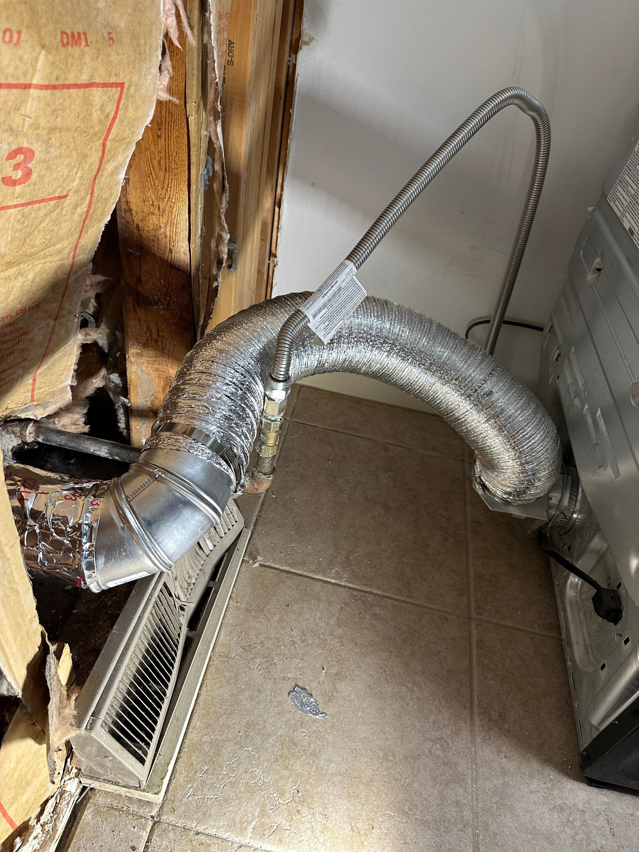 Dryer Vent Replacement by TMS Services