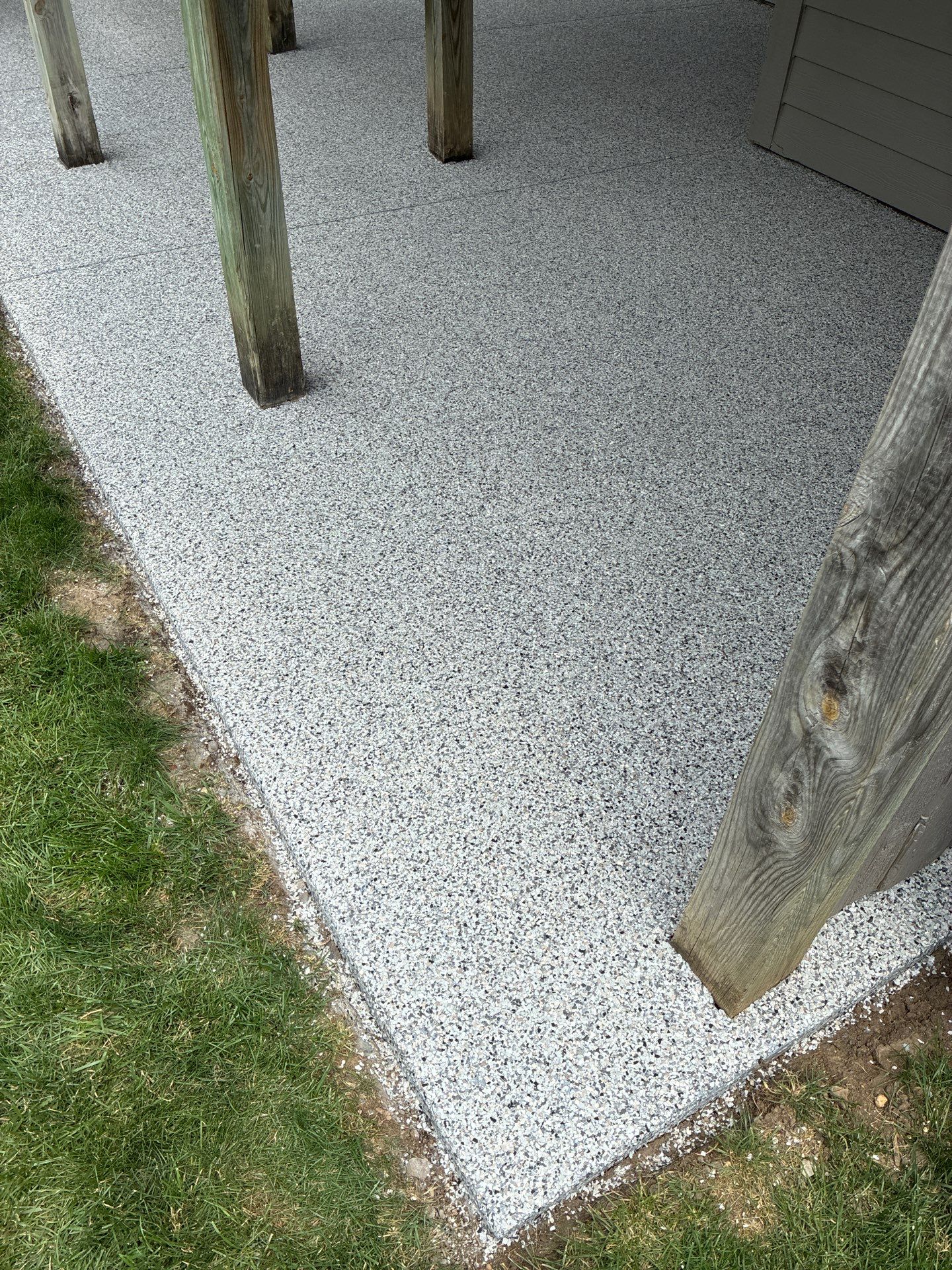 Patio Concrete Coating for West Des Moines Patio and Landing by Revival Concrete Coatings