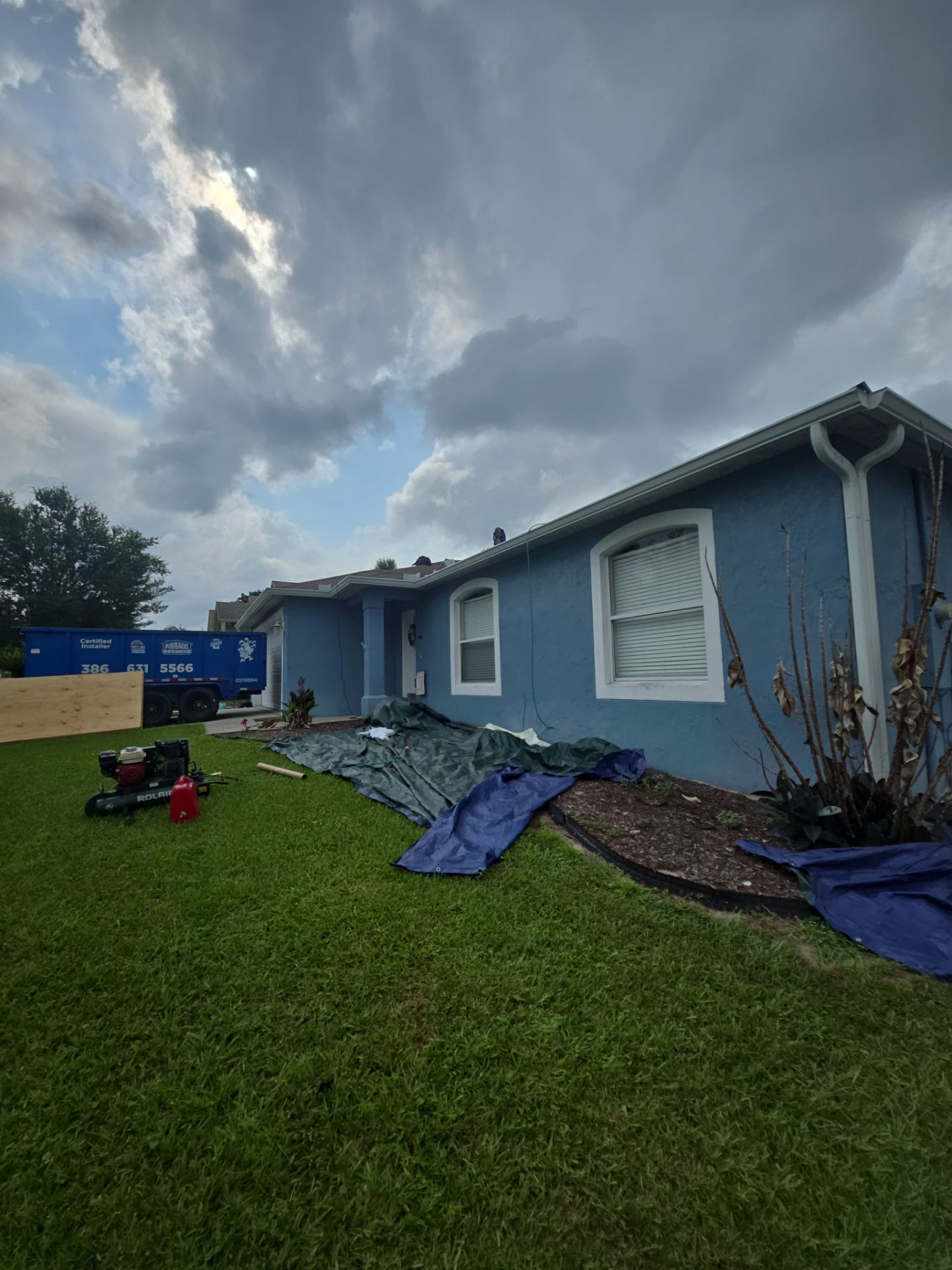Atlas Pinnacle Pristine Oyster Shell Roof Installation in DeLand by Pinnacle Roofing Group