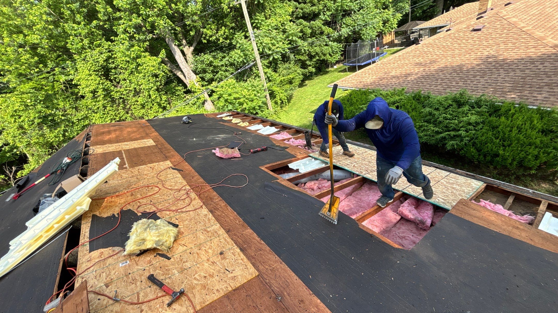 Roof Replacement using Owens Corning Estate Gray by 180 Contractors