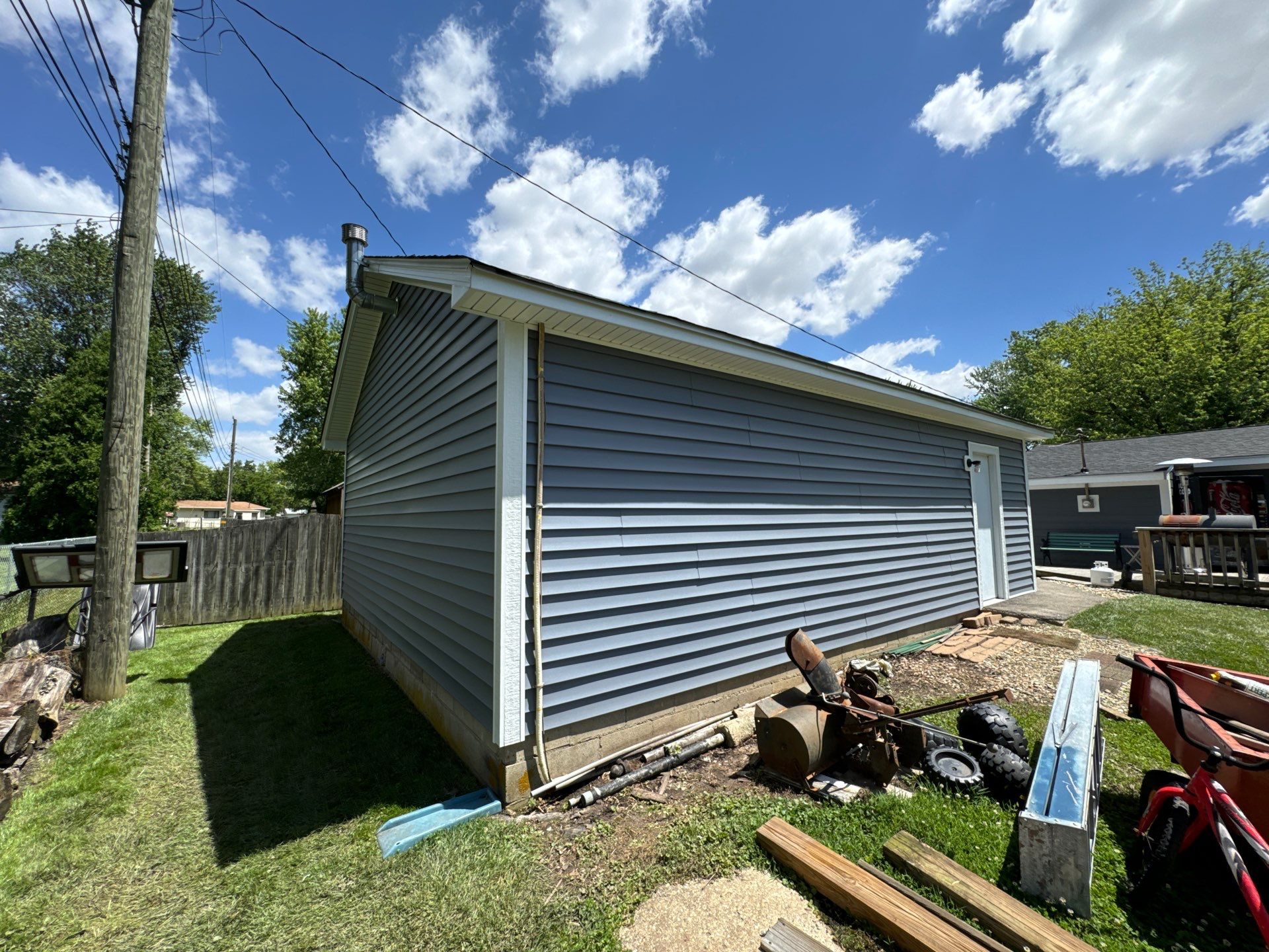 Project in New Whiteland by Moss Roofing