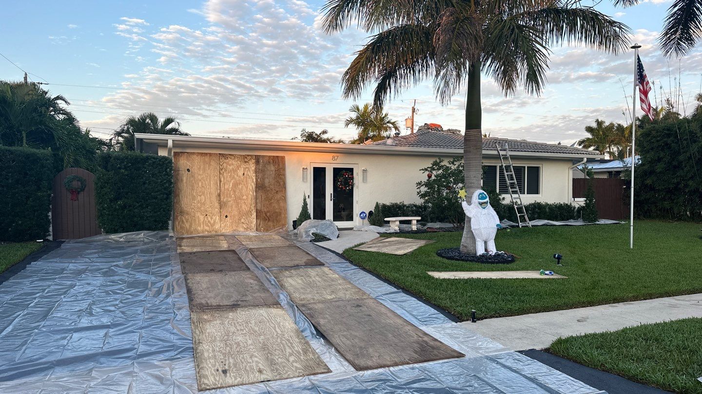 Residential Roofing Installation using 1" Nail strip metal roof by BLUES BROTHERS ROOFING