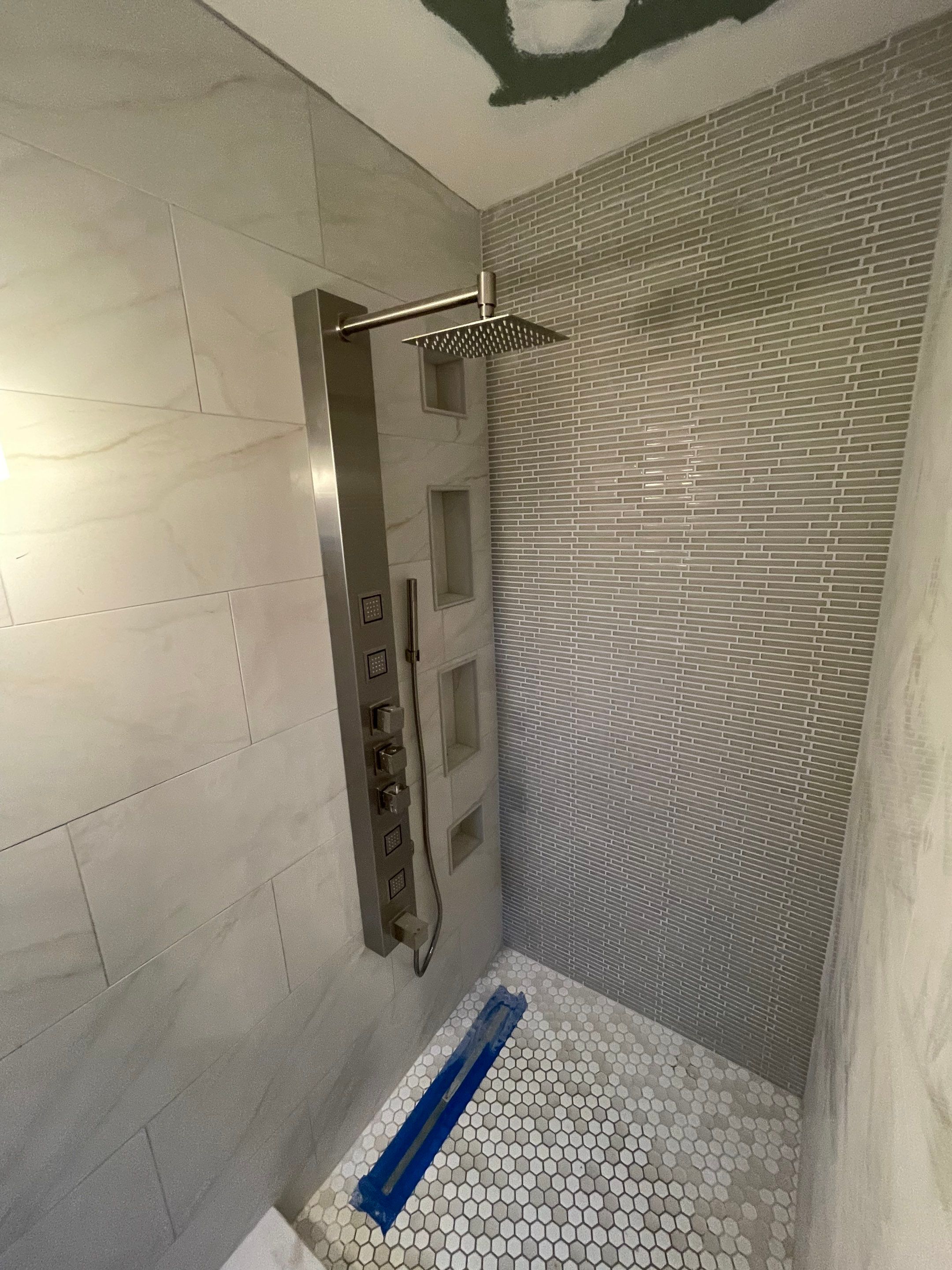 Basement Remodel using Wood by Home Concepts Construction