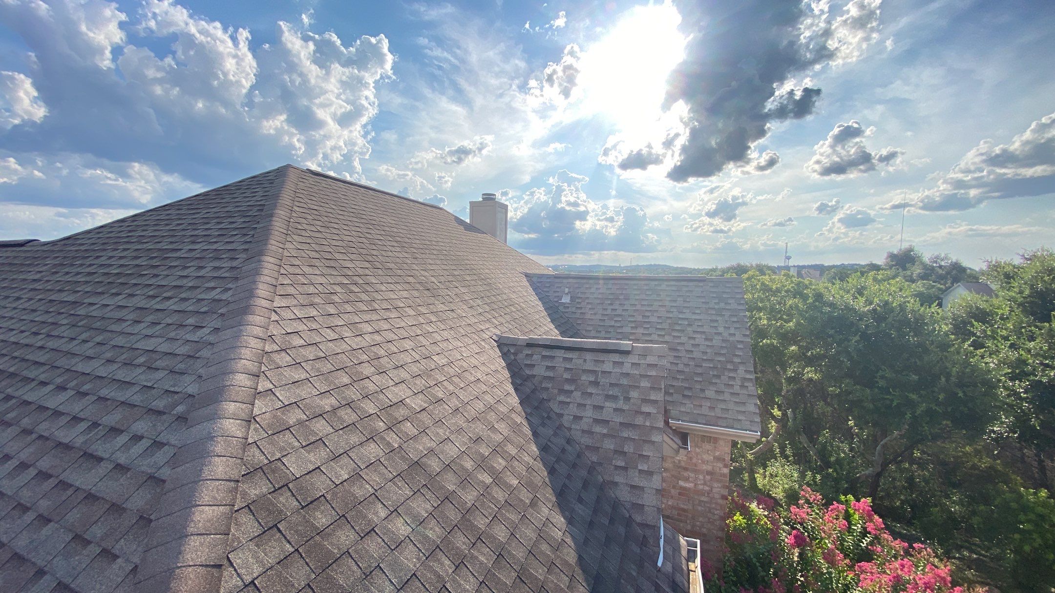 Restoring Strength & Beauty After Hail Damage using GAF - Ultra HDZ - Weathered Wood by Action Exteriors Austin