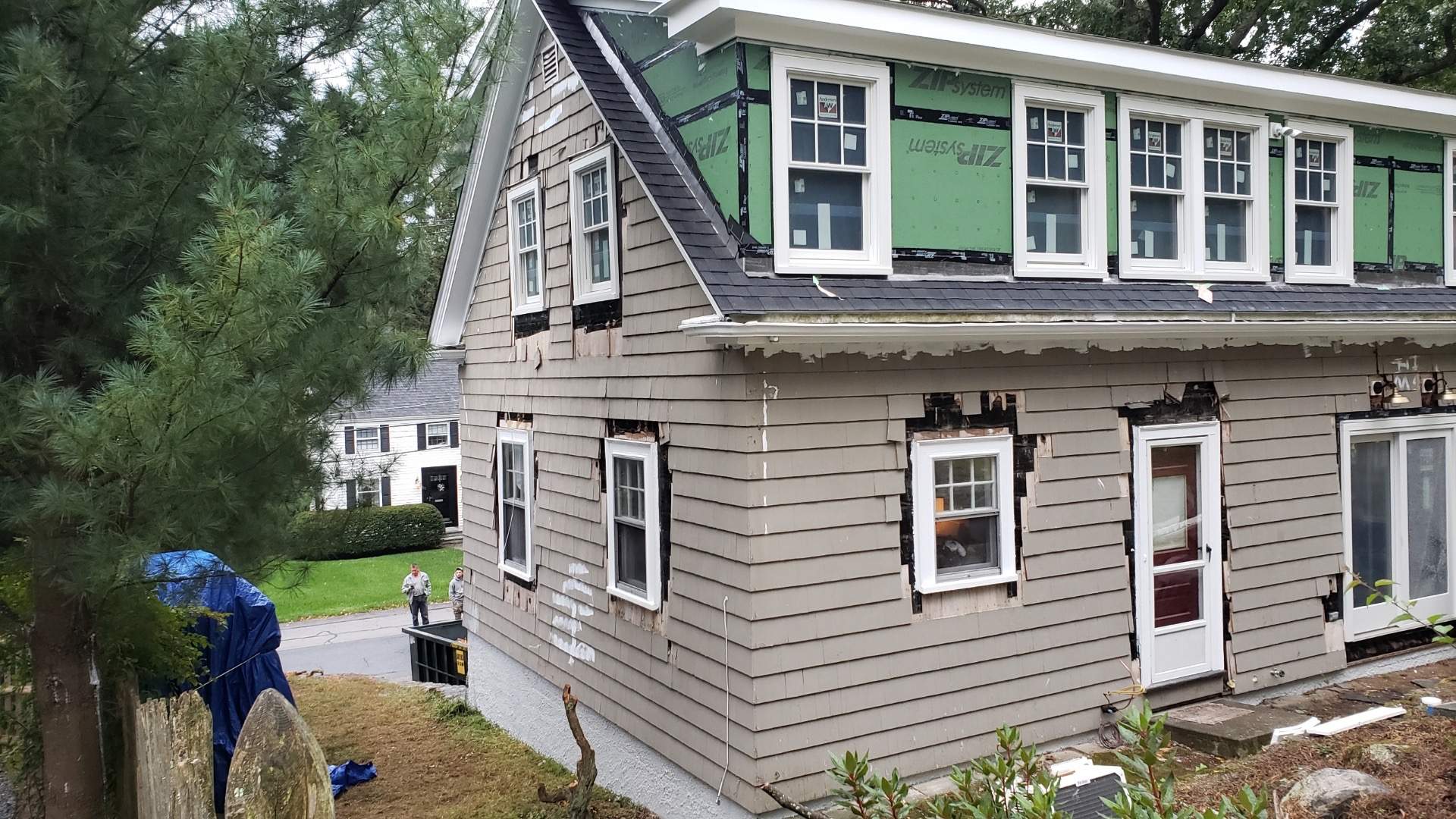 Siding Installation using Red Cedar by UBrothers Construction