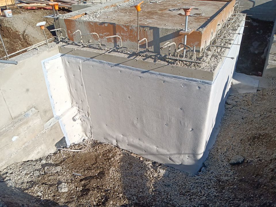 Bentonite Waterproofing using CCW Miraclay by BEST Roofing & Waterproofing