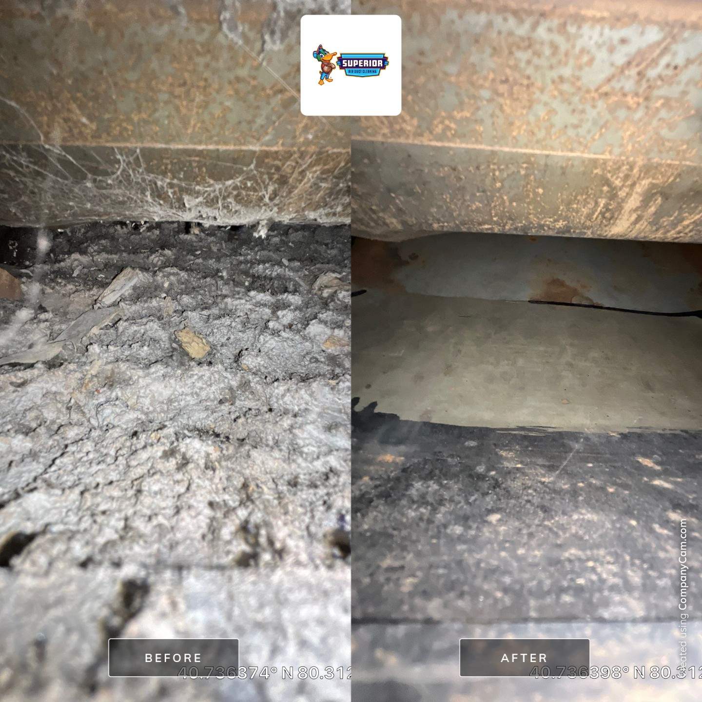 Air Duct Cleaning With a Vacuum Truck in New Brighton, PA by Superior Air Duct Cleaning