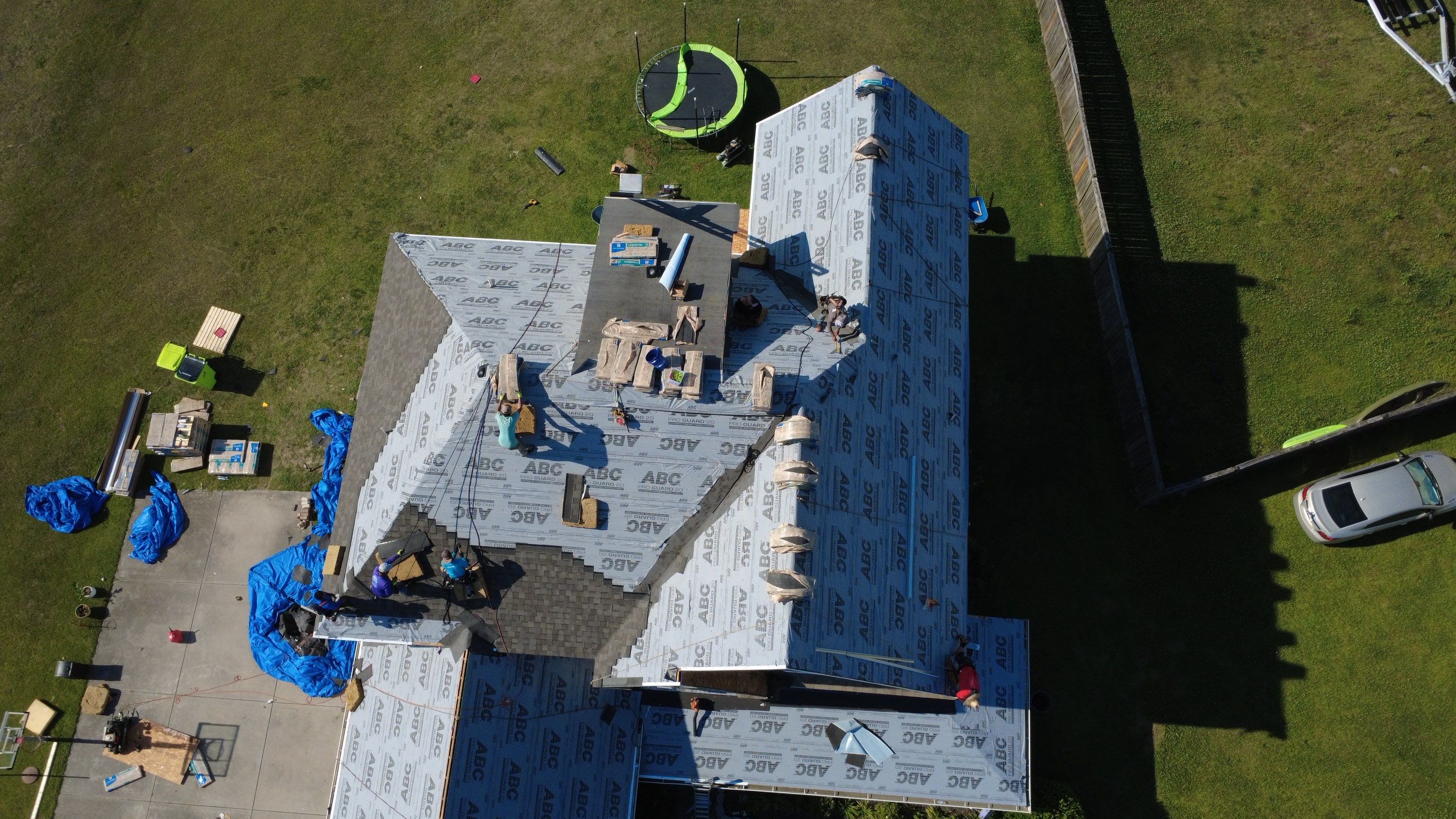 Roof Replacement in Jacksonville, NC using Landmark Weathered Wood by RGR Construction and Roofing, LLC