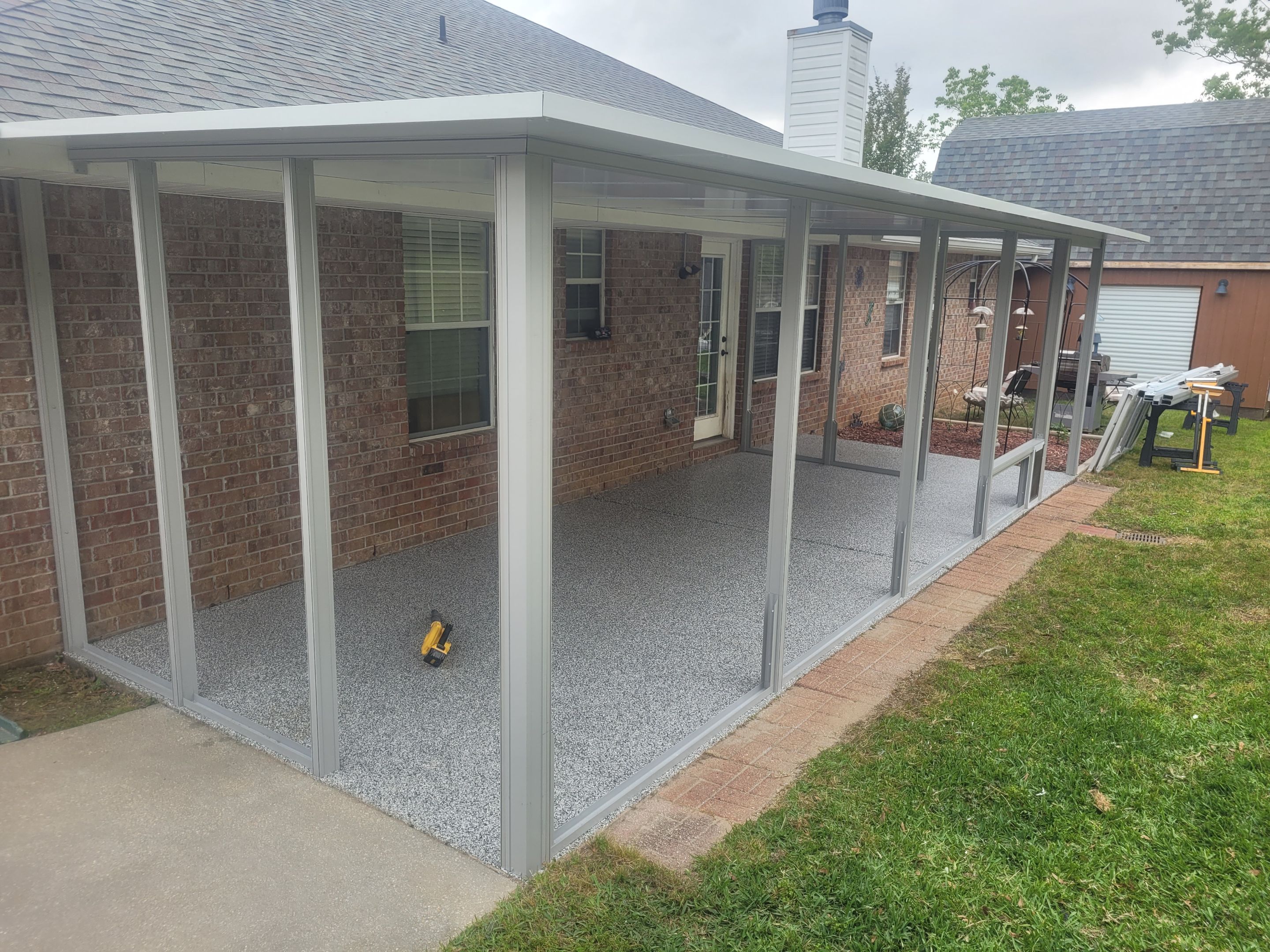 Screen Room + Patio Cover in Cantonment by Titan Sunrooms