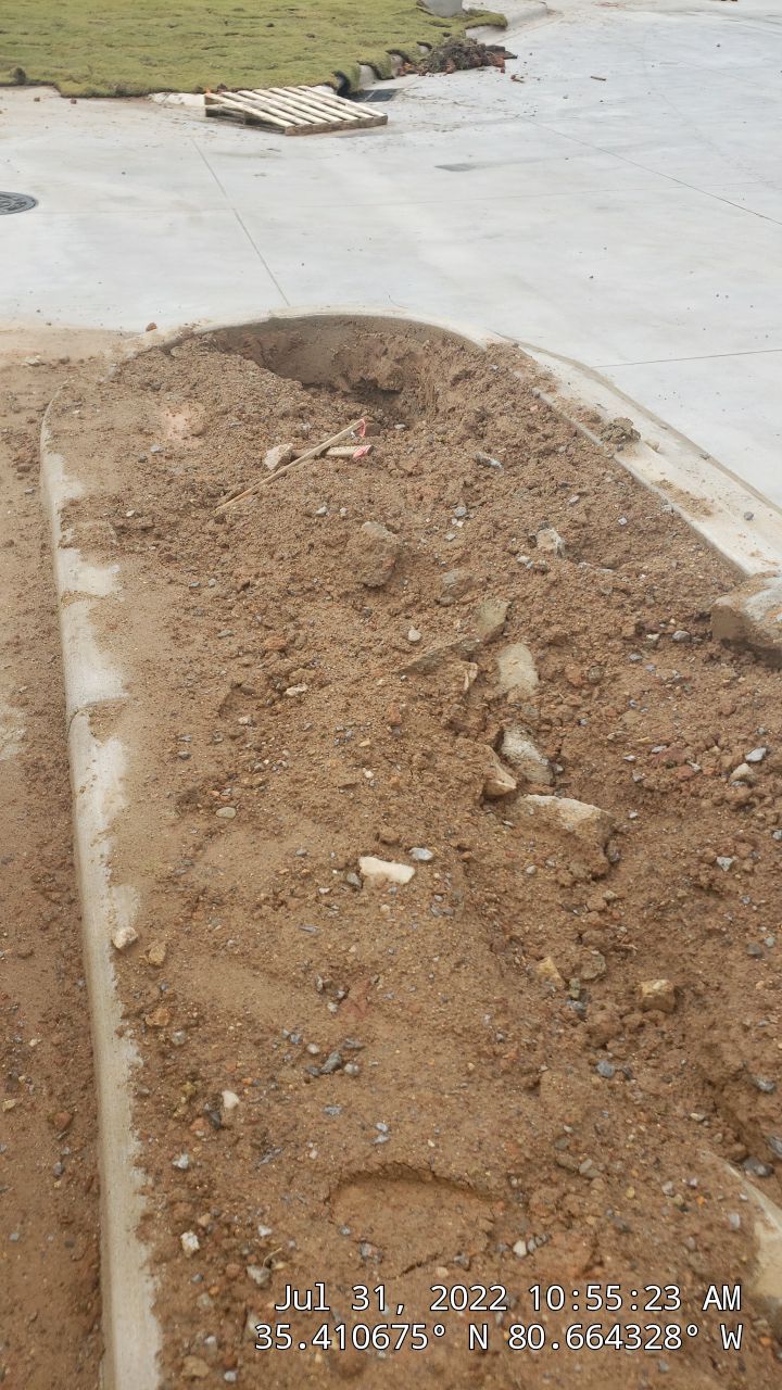 Harris Teeter Fuel Station Project Concord NC - (Commercial) by Carolina-Metro Landscape, Inc