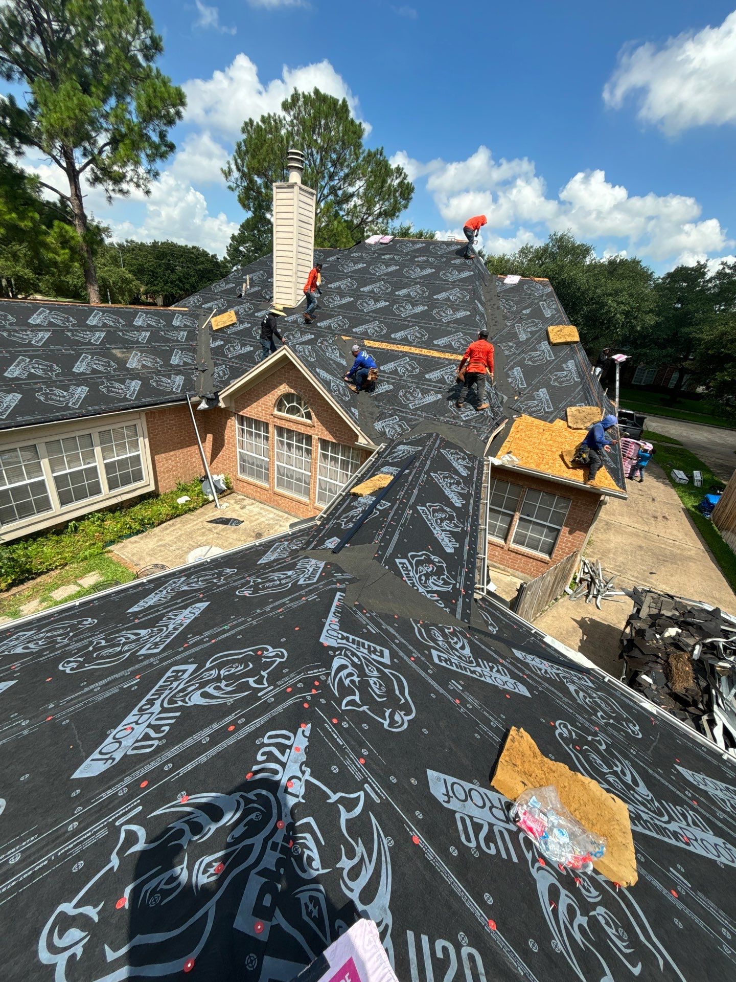 Residential Roofing Installation using Owen's Corning Duration (Lifetime) Shingles by Roof Repair Company