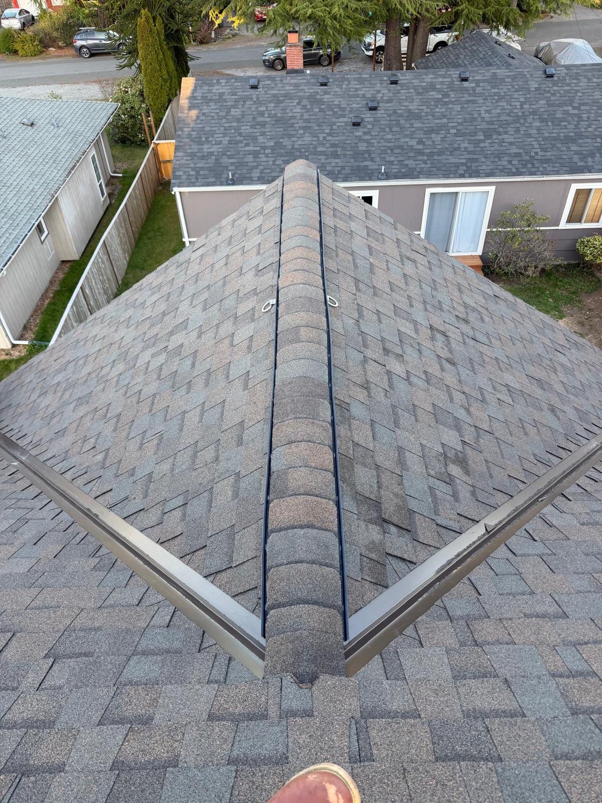 Residential Roofing Installation using GAF UHDZ Shingles by Roofing Formula LLC