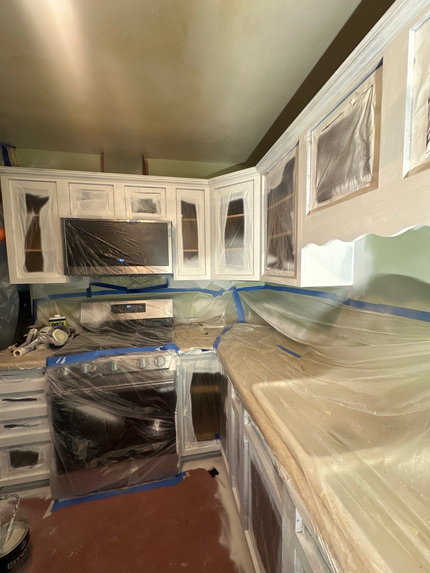 Professional Kitchen Cabinet Refinishing and Color Update in Racine by OCS Contracting Services