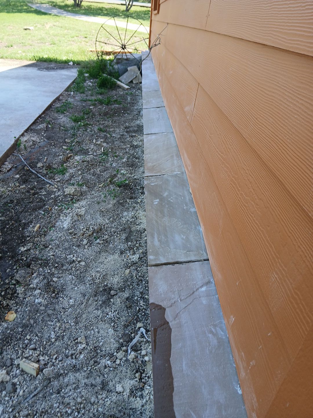 Rock removal and stone installation  by TXN Remodeling n Construction