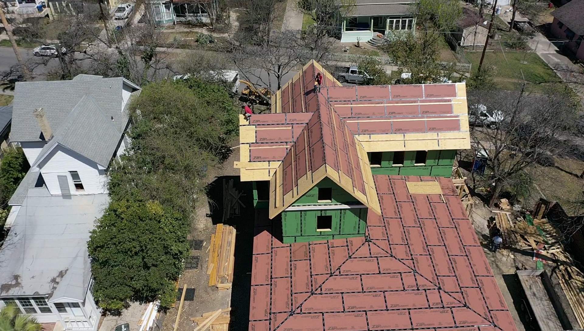 Residential Metal Roof Installation using McElroy Metal by Premier Roofing and Contracting