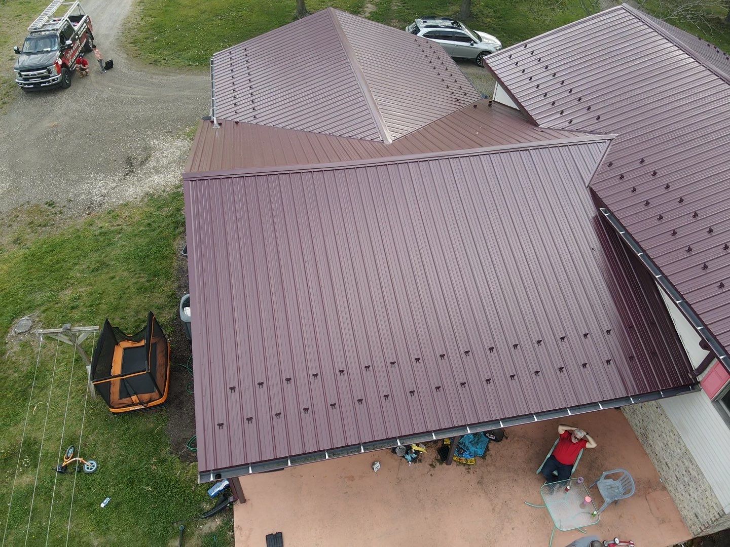 Metal Roof Installation using Everlast Azm panel w/ colourbond process by Teflon Roofing