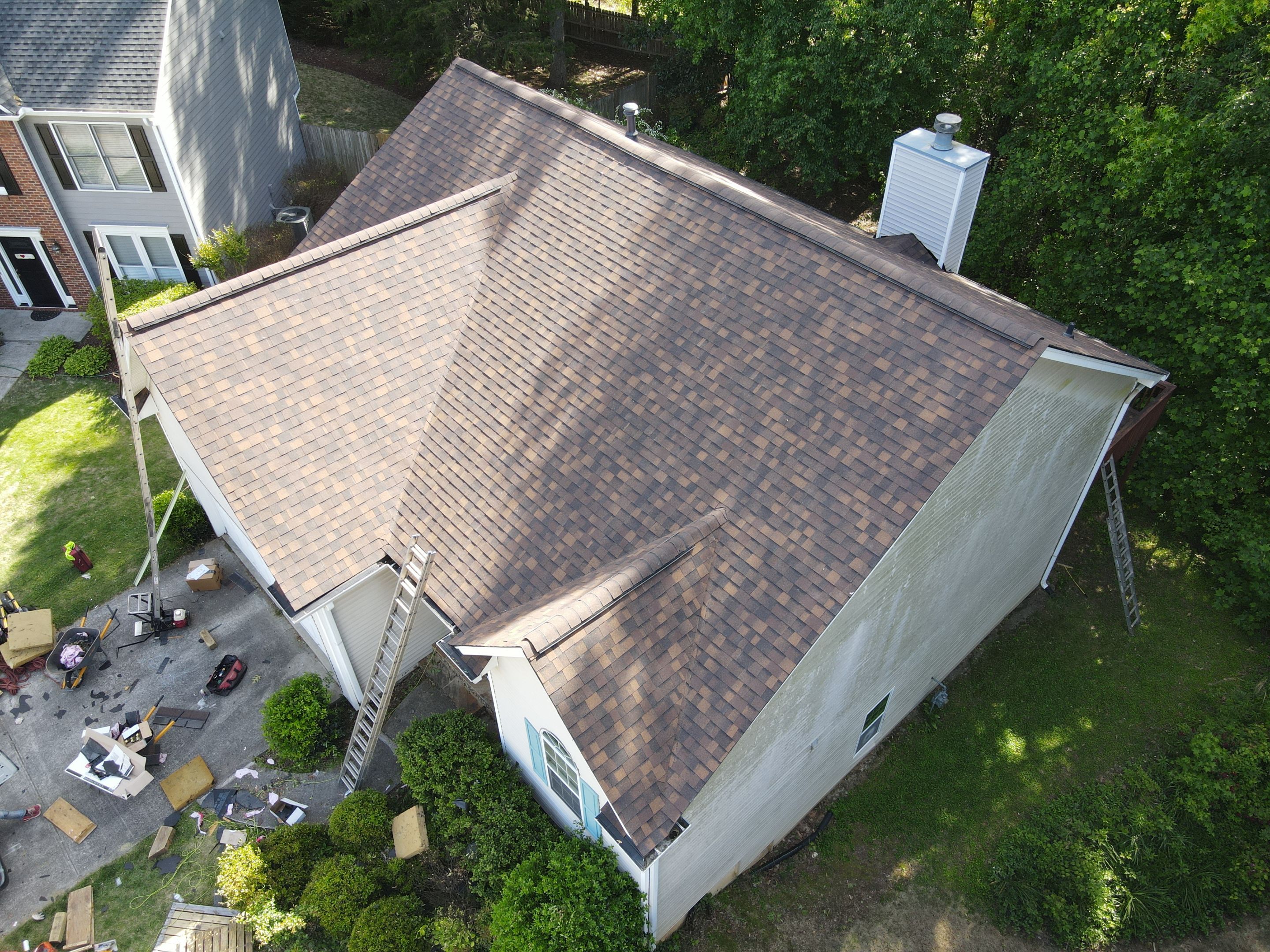 Residential Roofing Installation using Owens Corning by Inspector Roofing and Restoration
