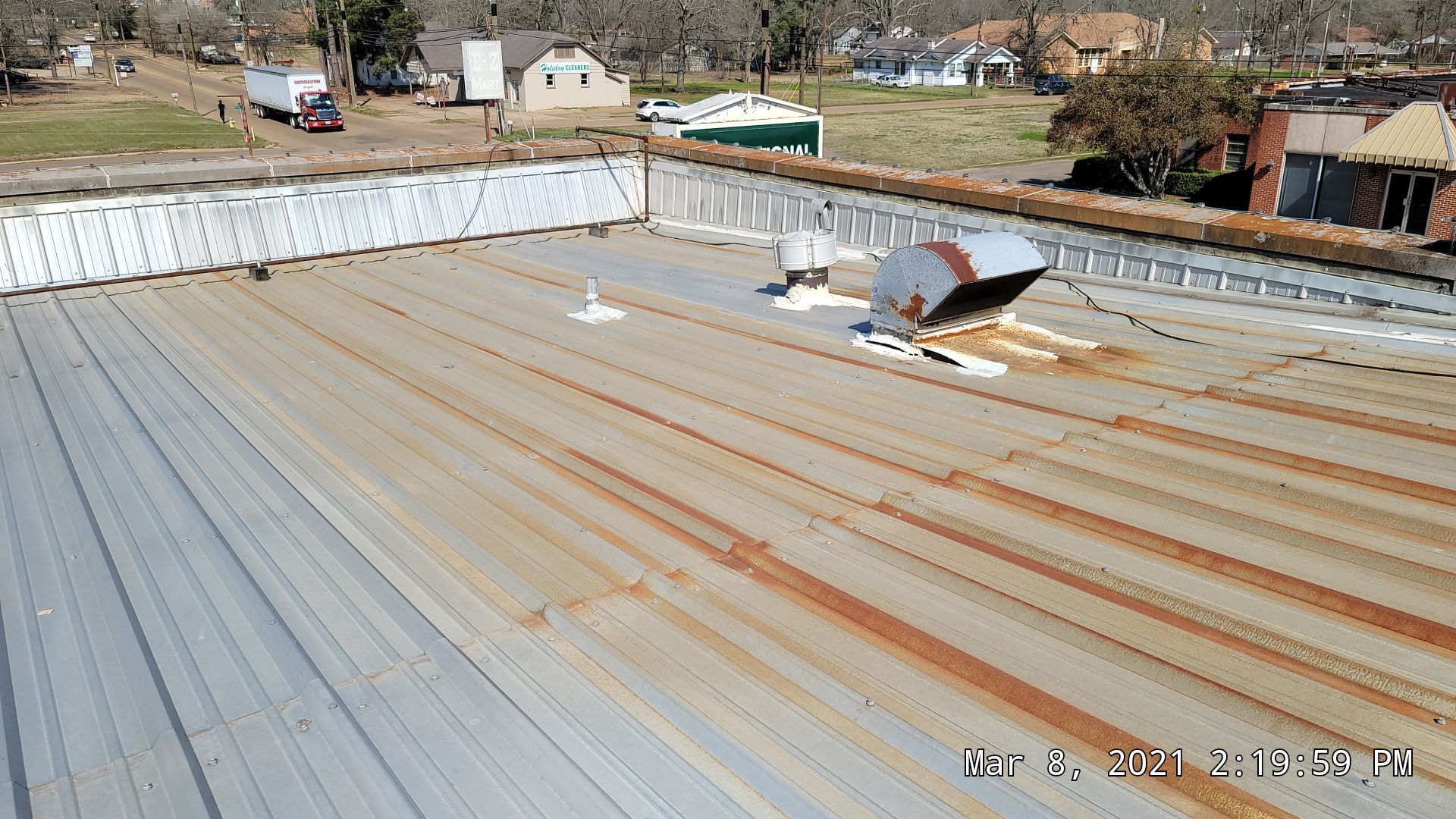 Commercial Roofing Installation using 50 mil PVC by Hostetler Roofing