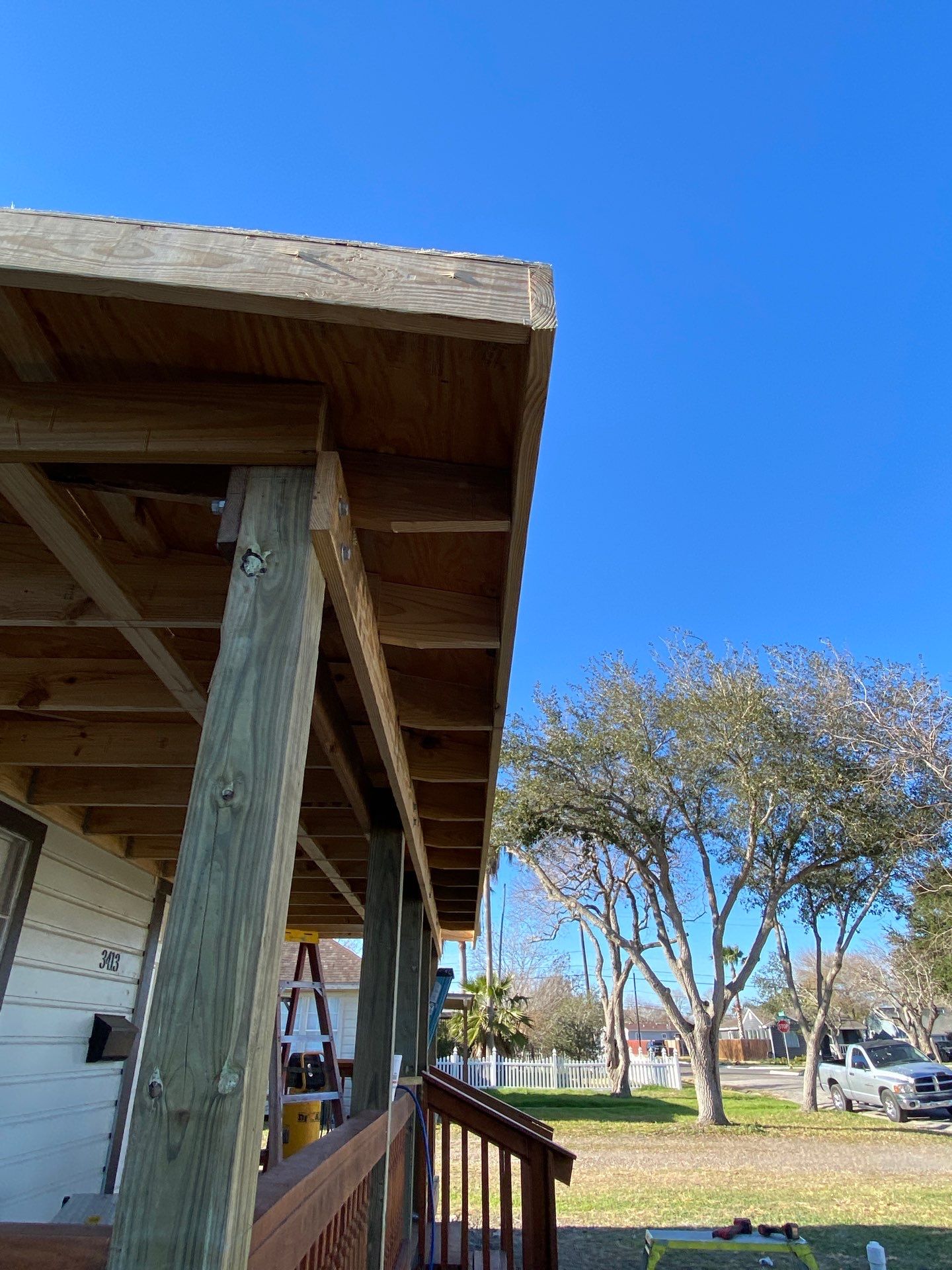 Over Engineered Patio by Bayfront Roofing and Construction