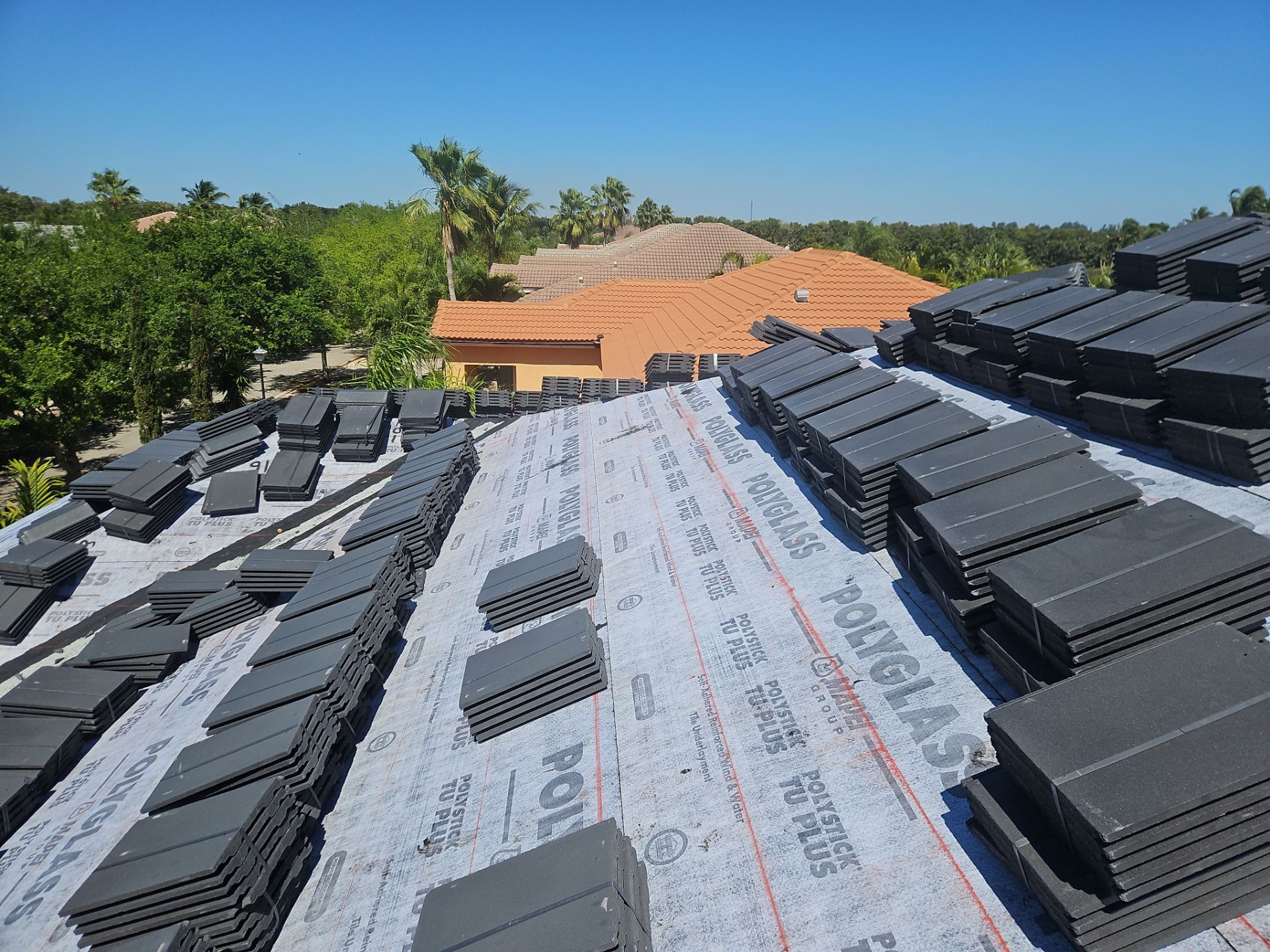 Residential Roofing Installation using WestLake Roofing Tile by BLUES BROTHERS CONSTRUCTION CORP