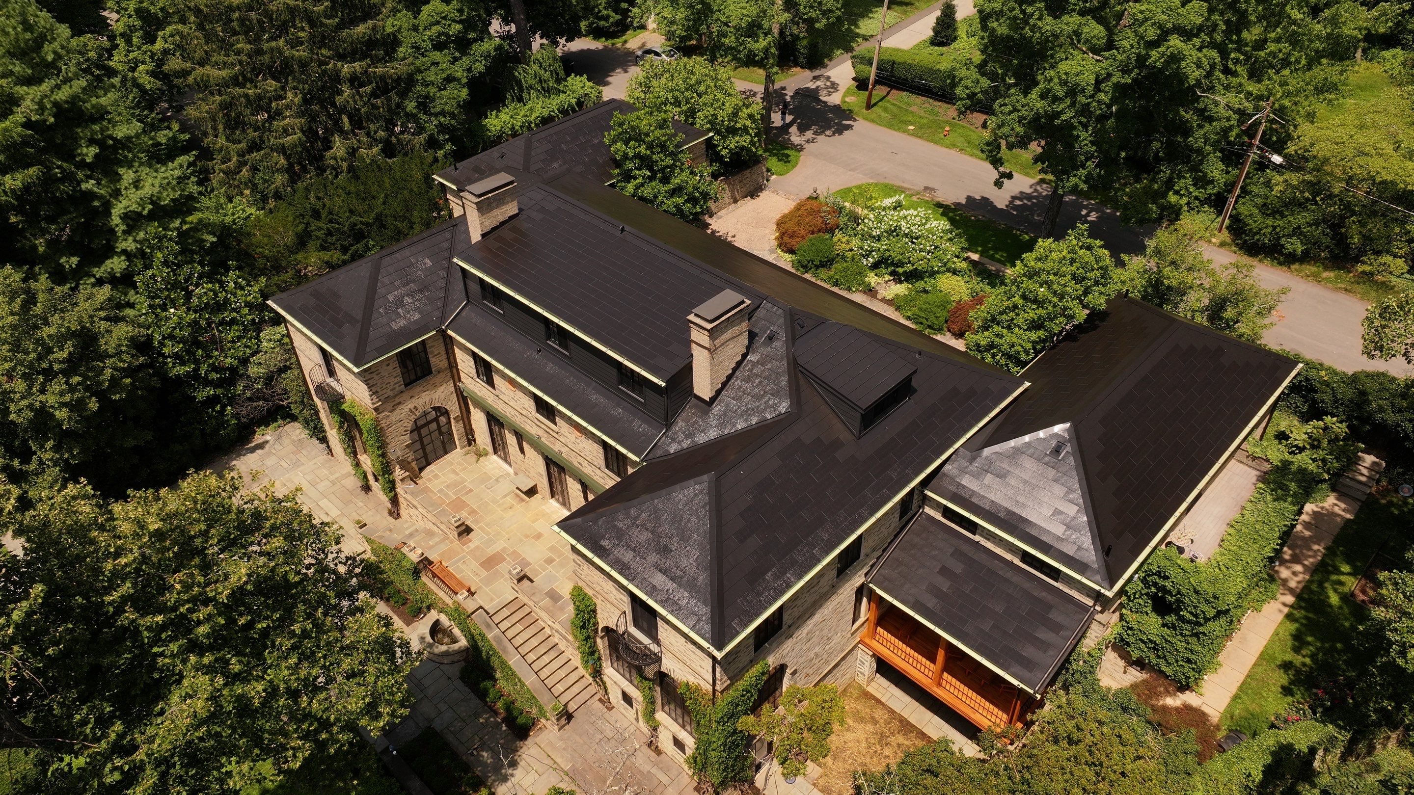 Tesla Solar Roof and SPAN Panel Installation in Philadelphia by American Home Contractors