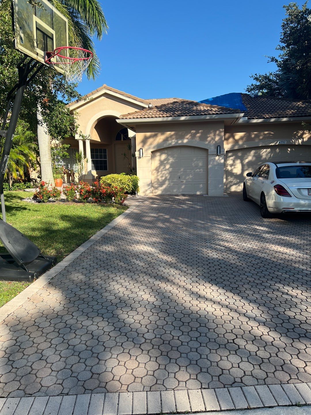 Concrete Tile Roof Leak Repair and Wood Decking Replacement in Parkland by Aastro Roofing