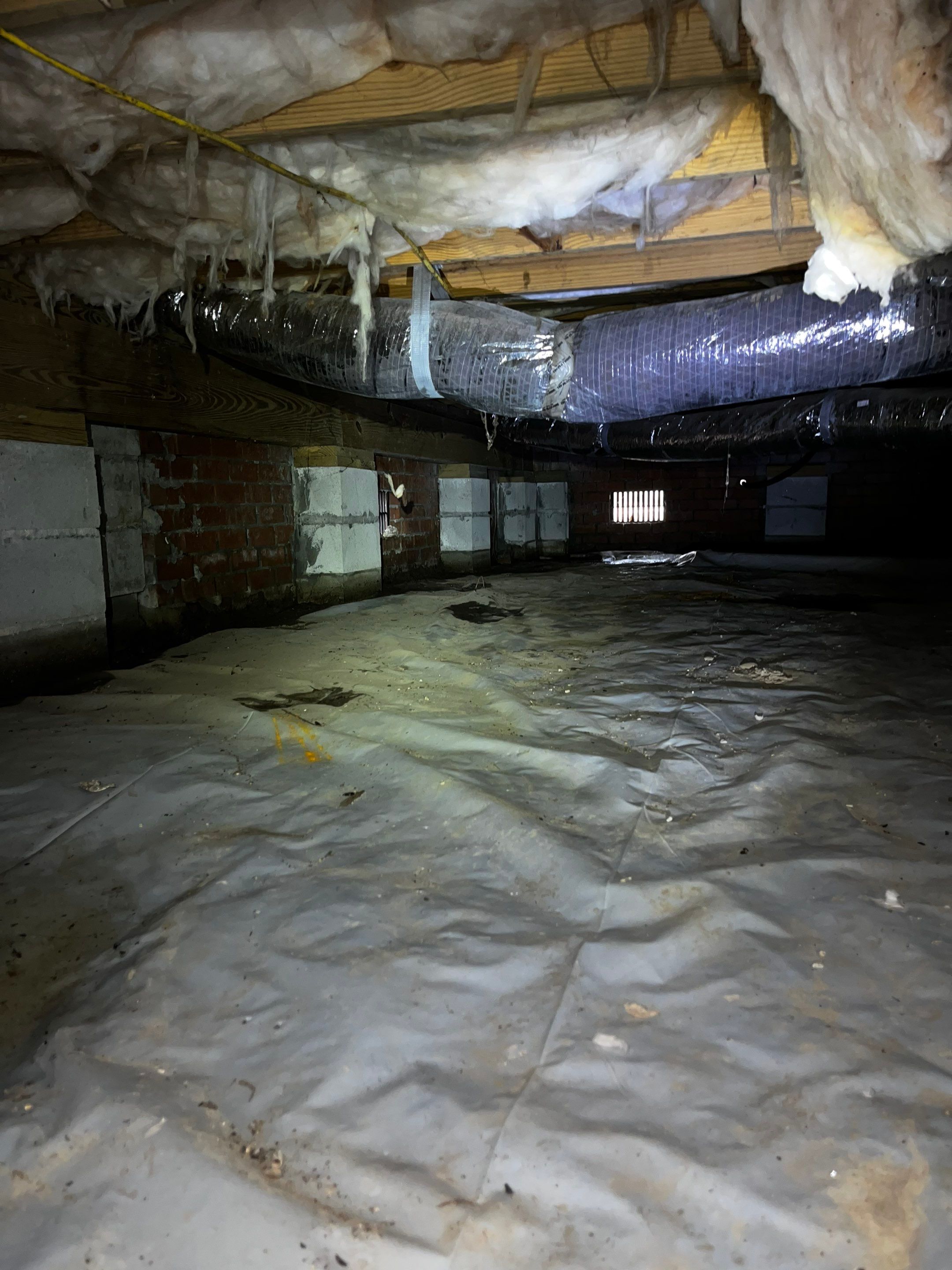 Impact Choice Encapsulation with French Drain and Crawlspace Doors by Impact Crawlspace