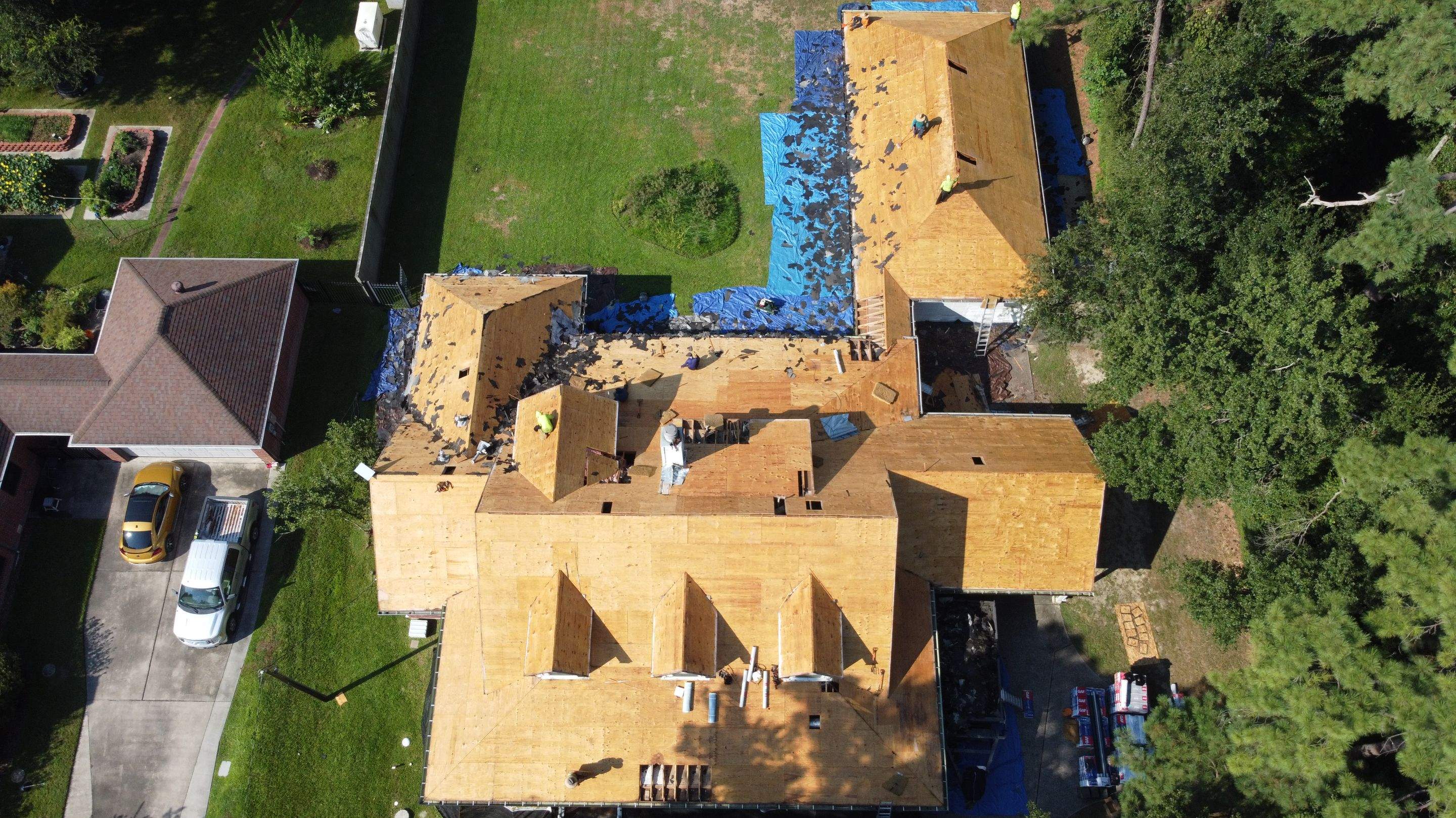 Comprehensive GAF Architectural Shingle Roof Replacement in Houston by Good Vibes Roofing