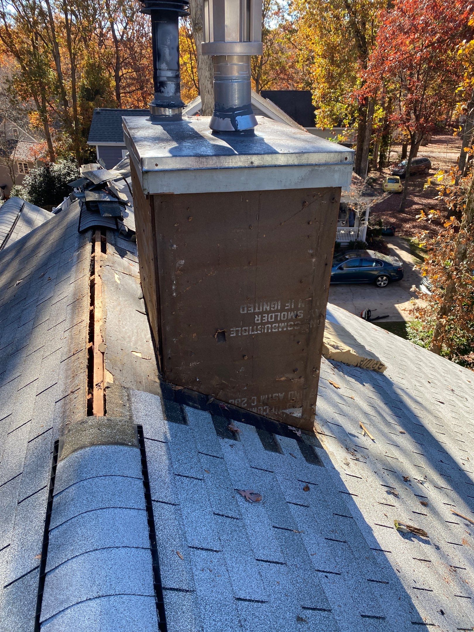 Roof Repairs/Chimney Siding  by Pro Performance Roofing