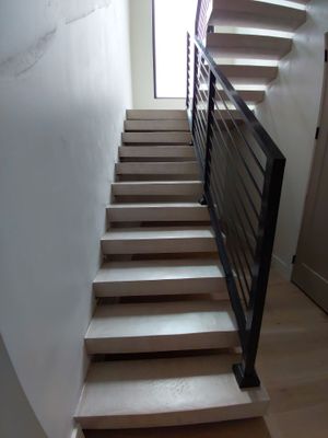 Floating Steps with microtopping