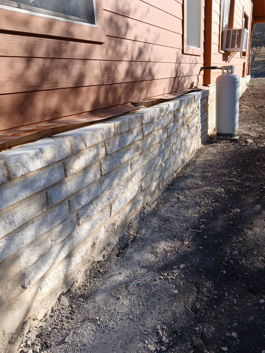Rock removal and stone installation  by TXN Remodeling n Construction