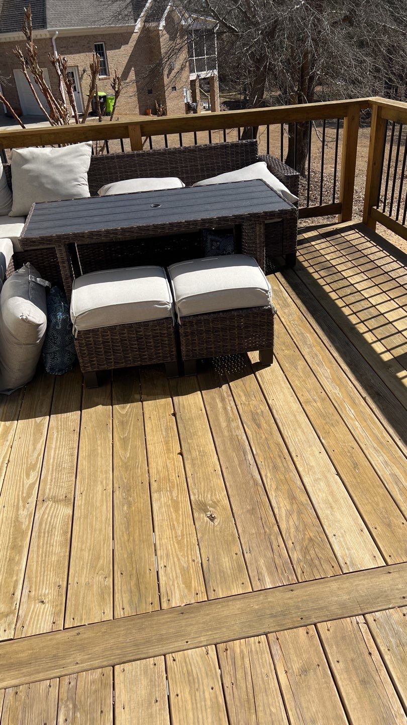 Coated Deck using Wood Sealant by DuraSeal