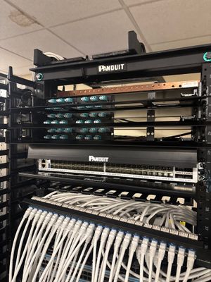 Structured cabling installation by CimaSolutions