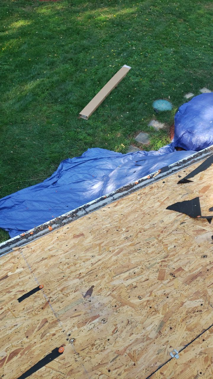 Marshall Roofing Project - Landmark Pro Max Def Pewterwood Designer Shingles by RM Banning, Inc.