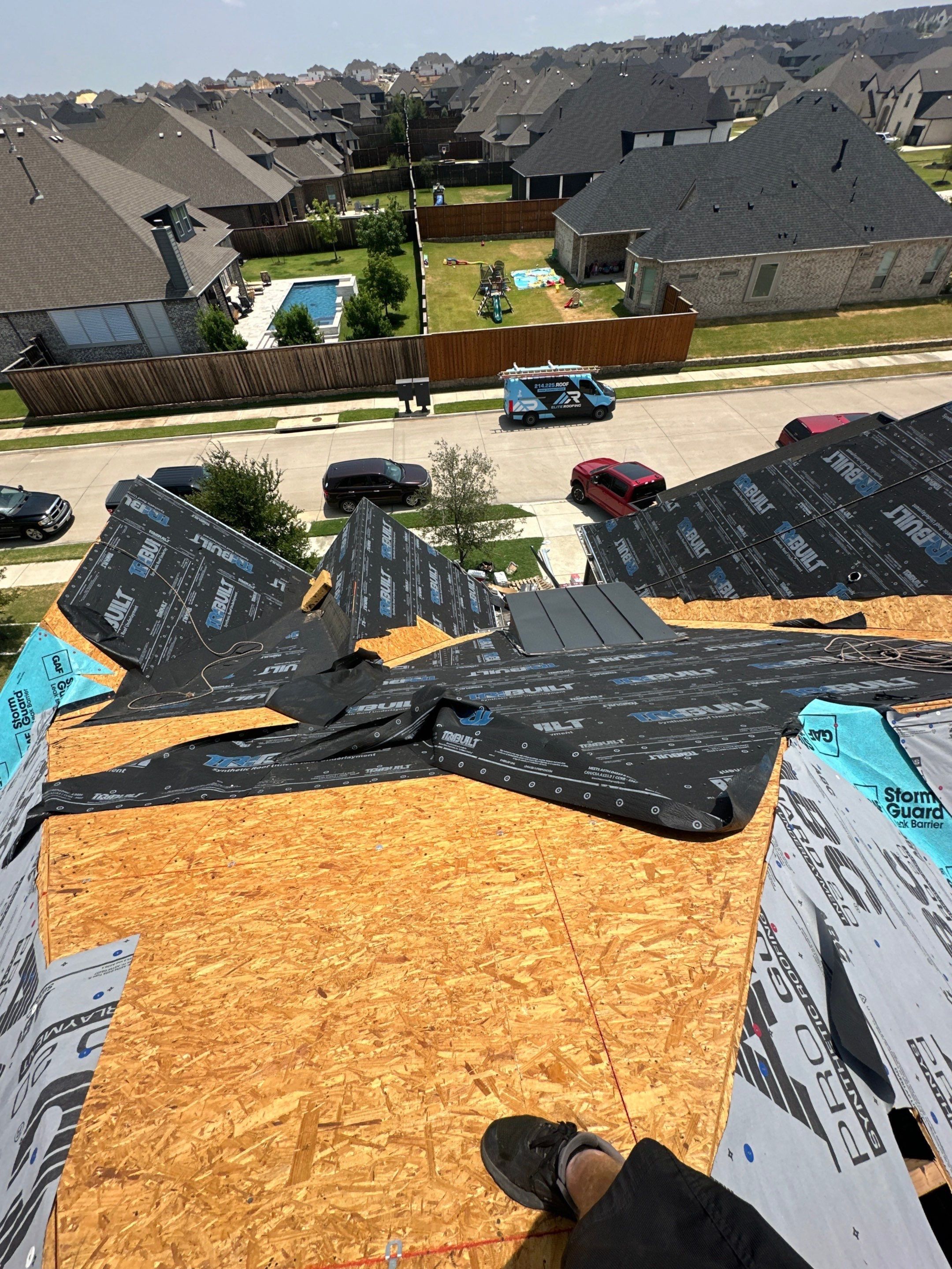 Residential Roof Replacement using GAF NATURAL SHADOW - CHARCOAL  by Elite Roofing LLC