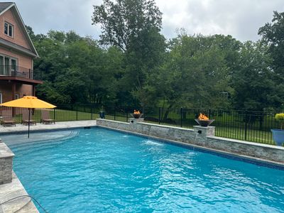 Gunite Pool w/ Spa and Water Features