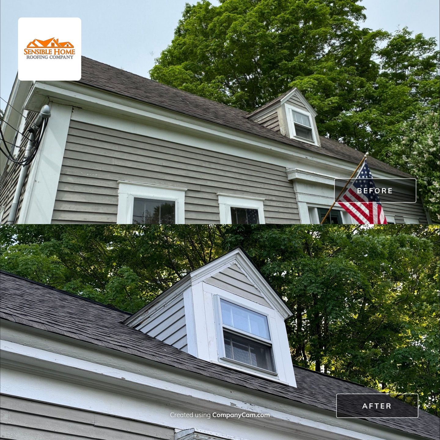Complete Roof Replacement & Stunning Front Dormer Overhaul! by Sensible Home Solutions
