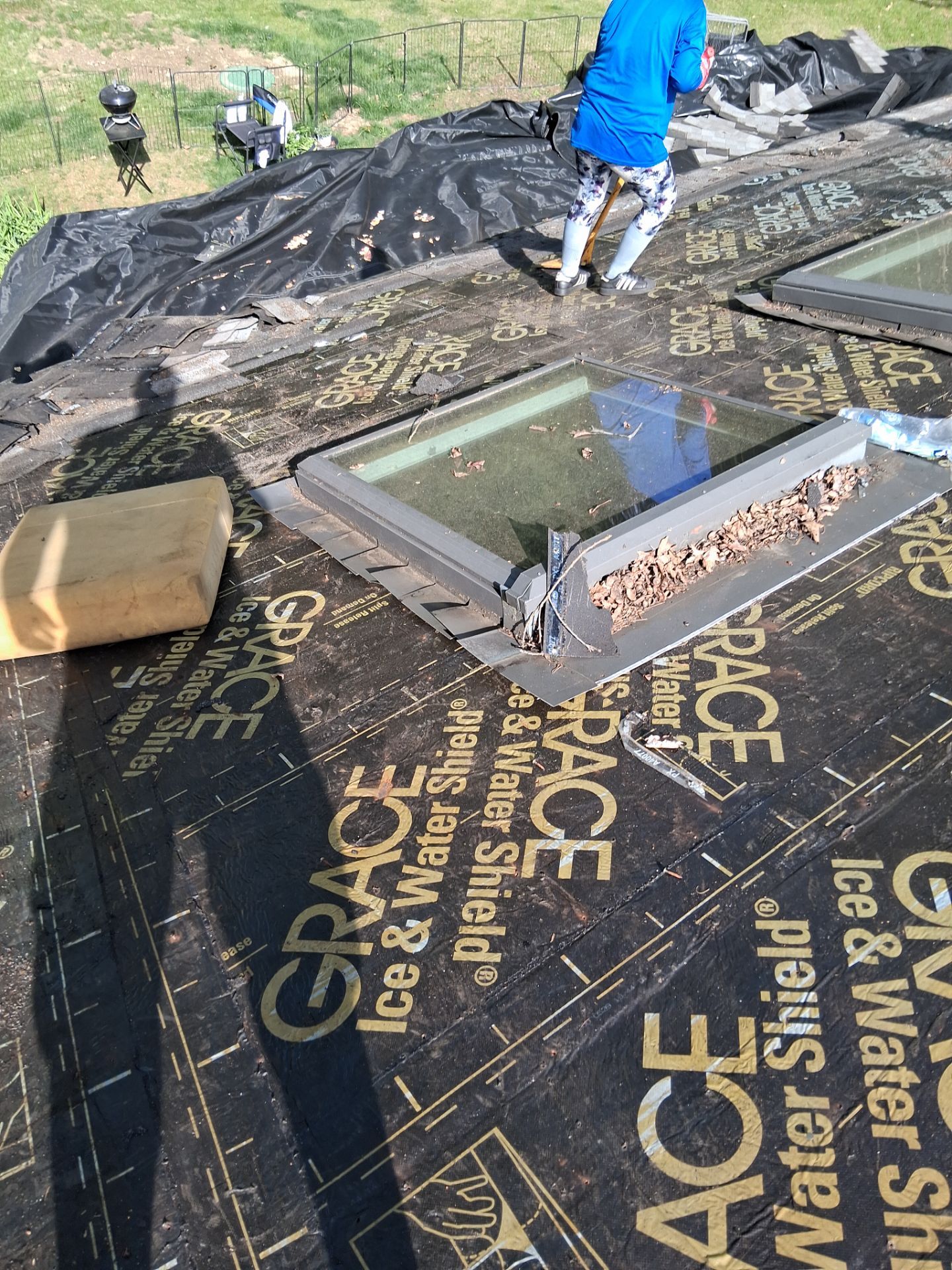 Asphalt Shingle Roof Replacement and Skylight Installation in Newport, NH by Tall pine roofing