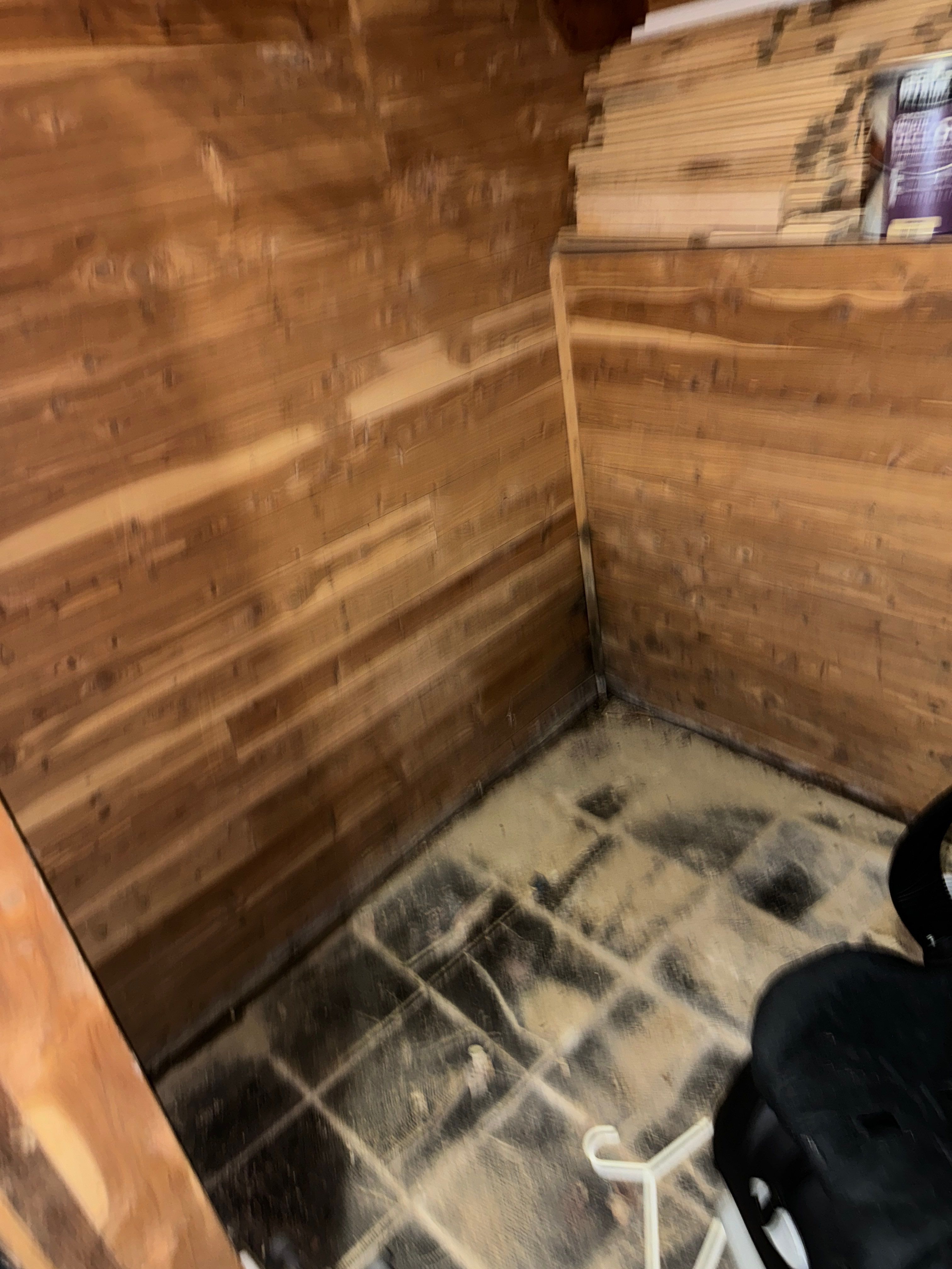 Interior French Drain & Mold Remediation in Mt Tabor NJ by Pure Service Pro, LLC 
