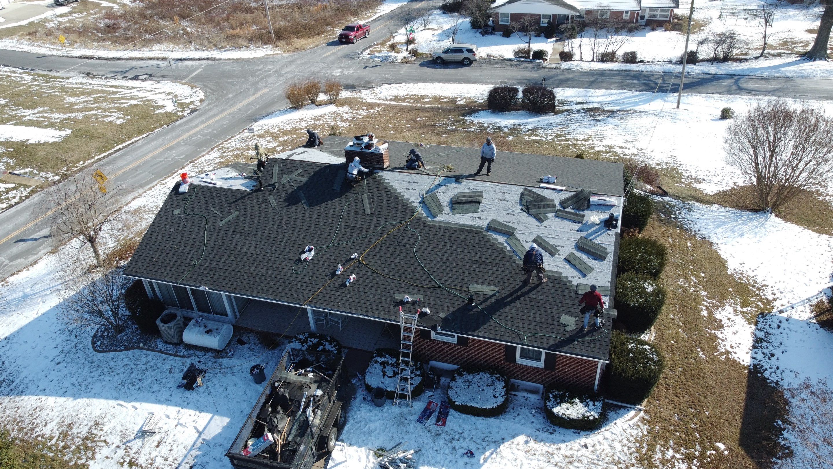 Residential Roofing Installation using GAF Timberline HDZ by Matter Construction, LLC
