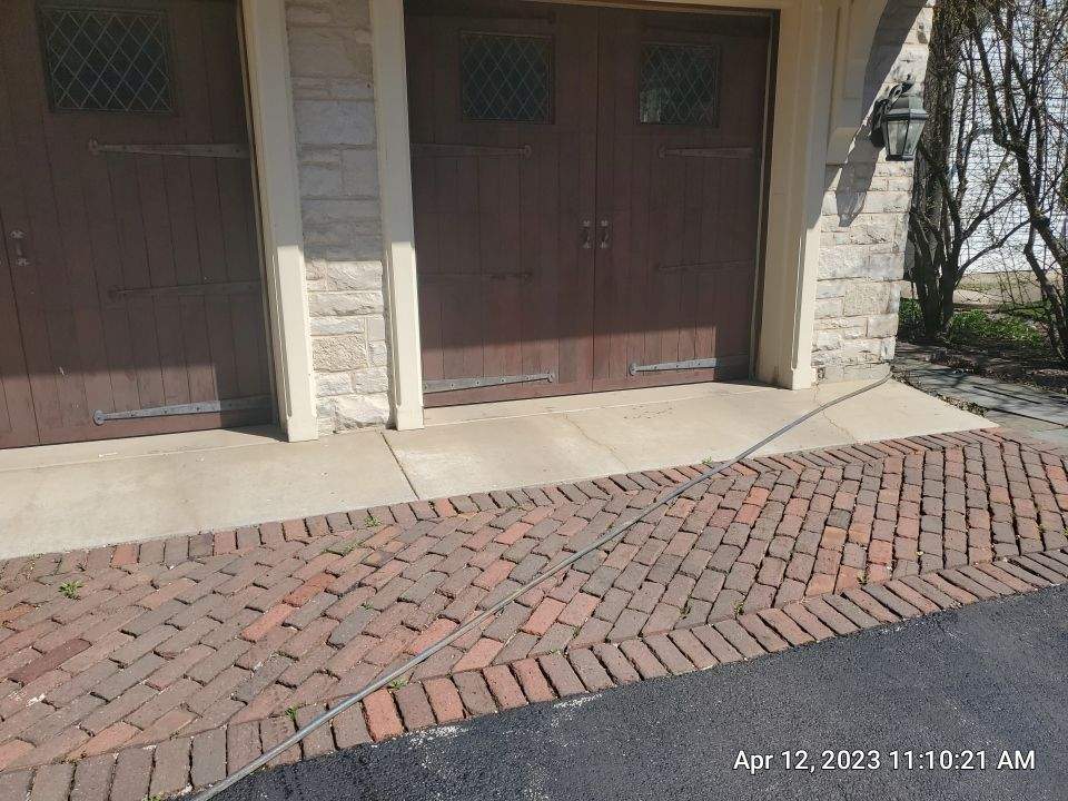 Winnetka, IL bluestone patio cleaning by Northern Power Washing LLC.